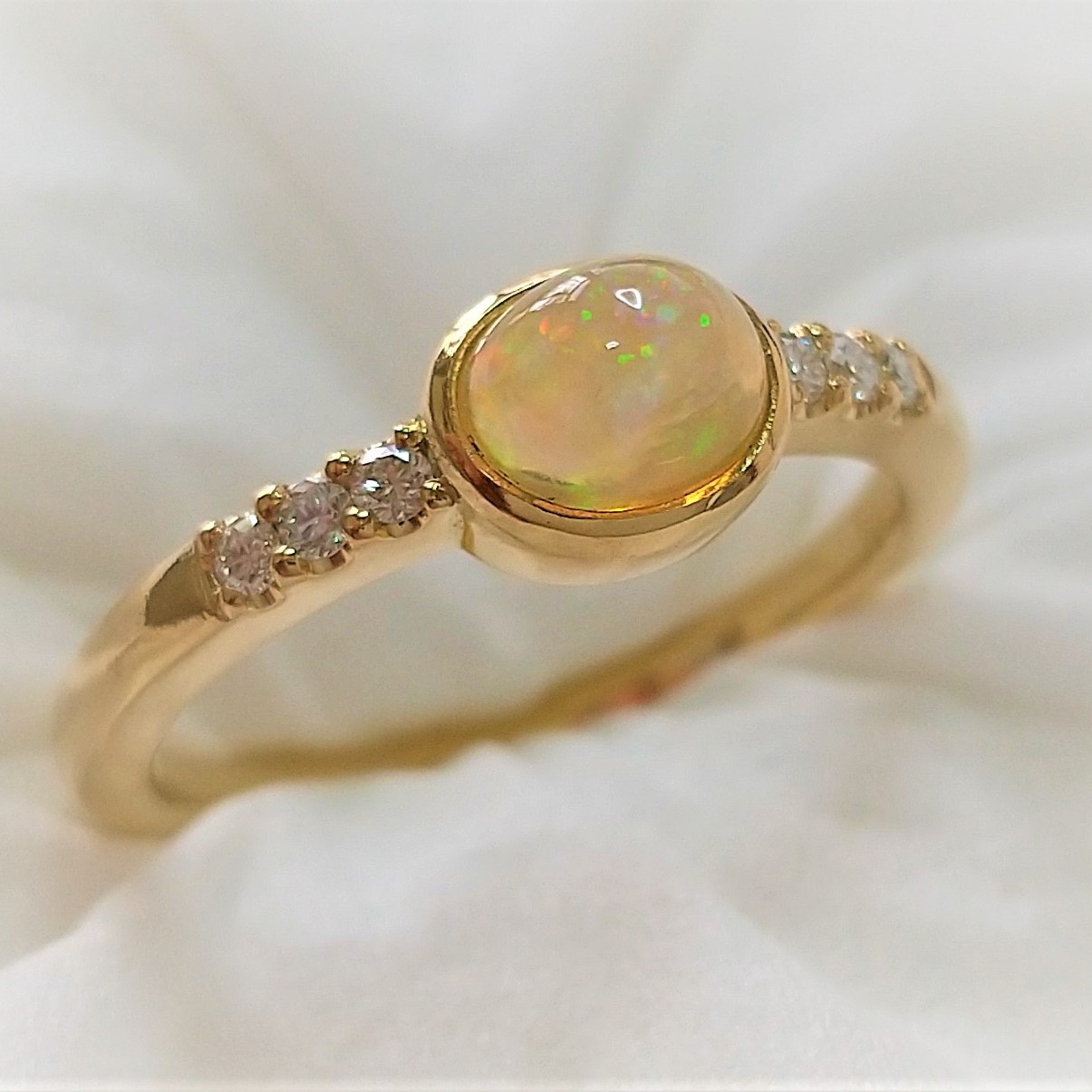 メキシコオパールの指輪リフォーム 　2020年4月15日投稿アーカイブ（旧ブログより）