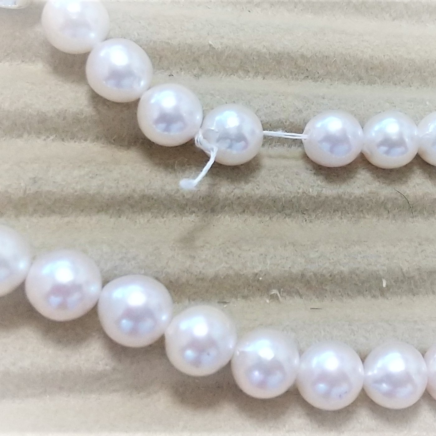 真珠の糸替え 　2020年8月23日投稿アーカイブ（旧ブログより）